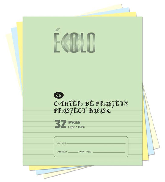 Petit cahier de projet Écolo no. 66