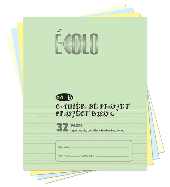 Petit cahier de projet Écolo no. 66B