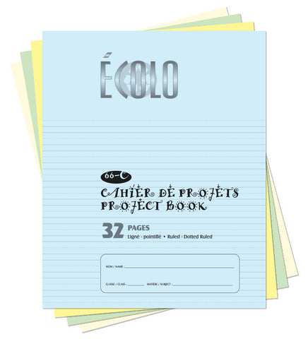 Petit cahier de projet Écolo no. 66C
