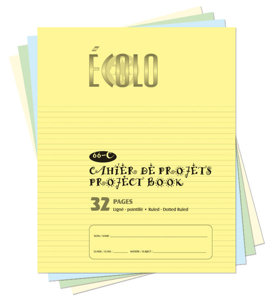 Petit cahier de projet Écolo no. 66C