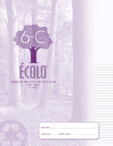 Grand cahier de projet Écolo no. 6C