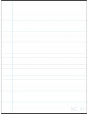 Standard interlined-dotted notepad Écolo # 4B